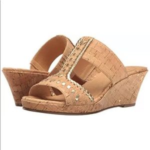 Jack Rogers Nora Sandals Wore once still in box